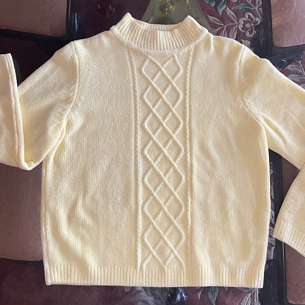 Alfred dunner Yellow Sweater